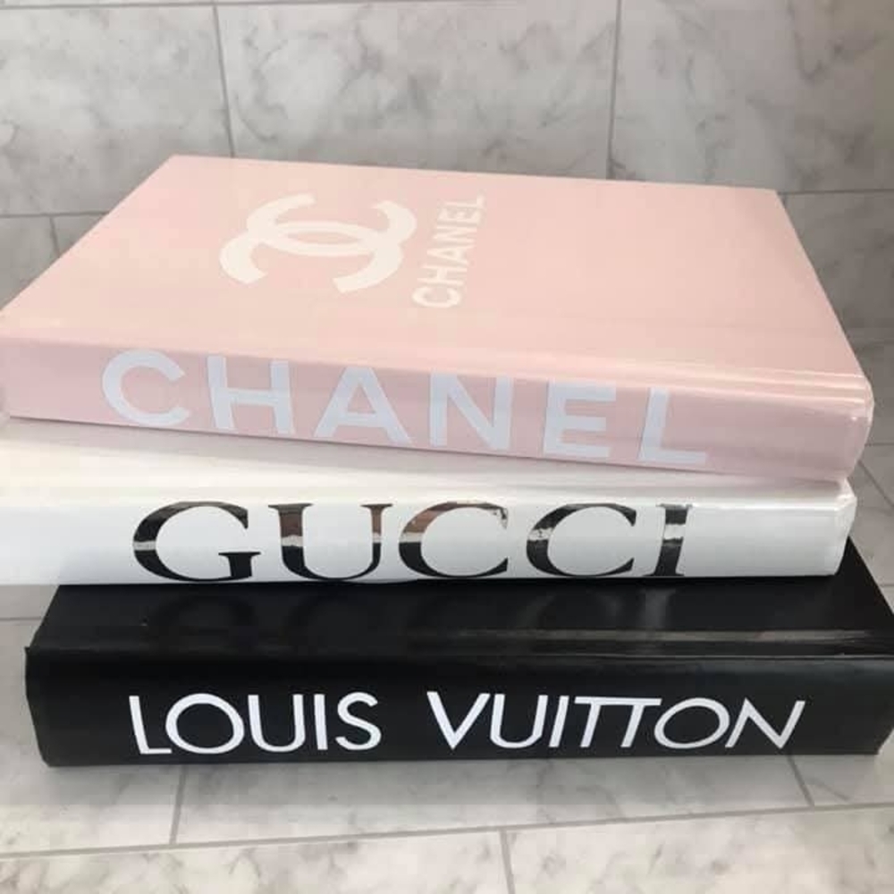 Chanel, Gucci, Louis Vuitton Decorative Books